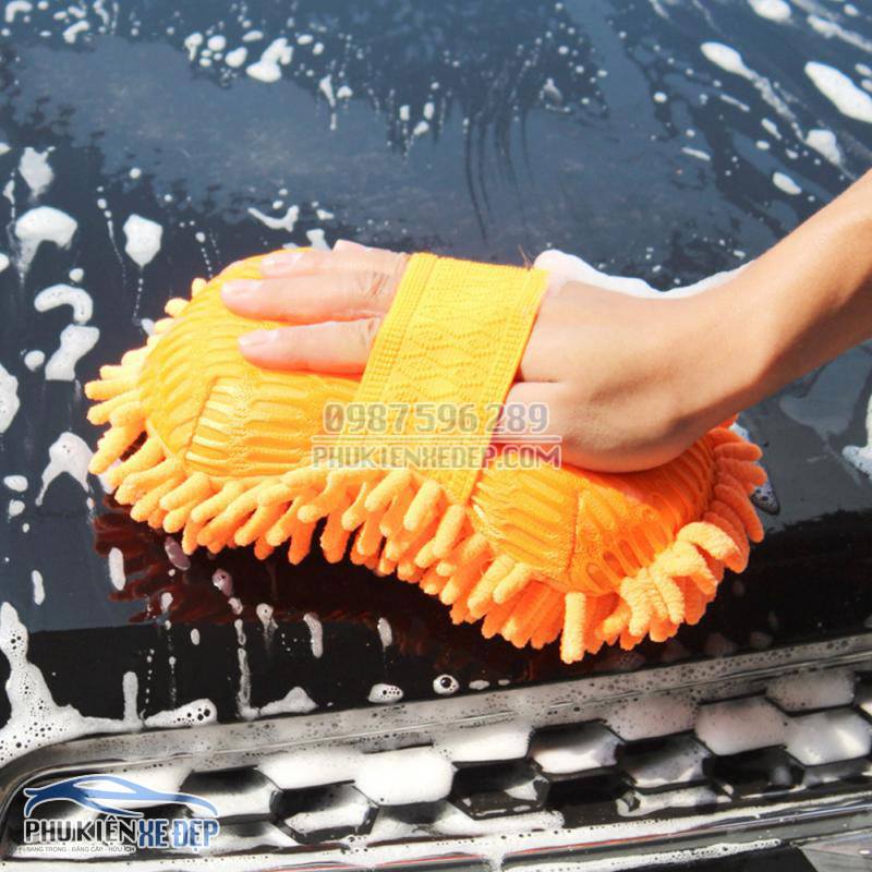 Găng tay rửa xe ô tô chuyên dụng 2