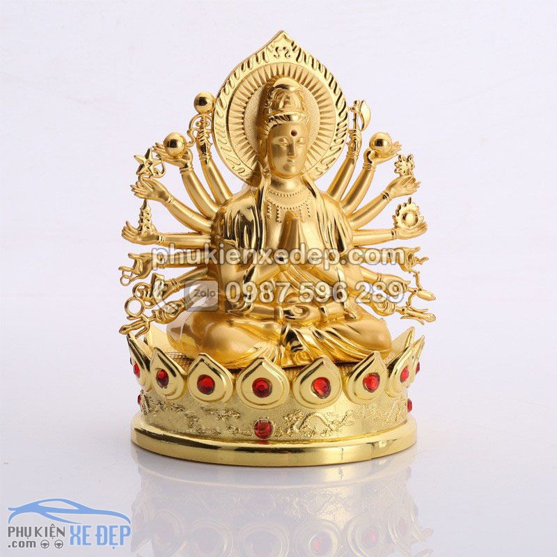 Tượng Phật Bà Quan Âm Nghìn Tay để taplo 1