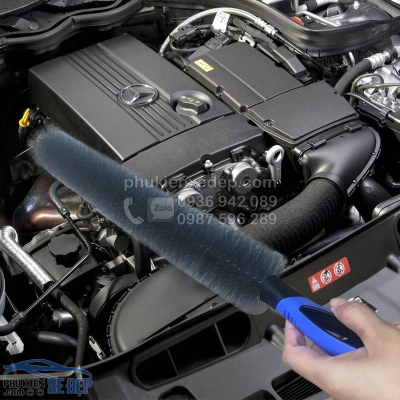 Chổi cọ rửa khoang máy ô tô