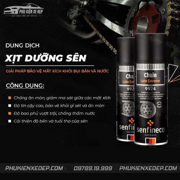 Xịt Dưỡng Sên Senfinico 9924 Không Văng