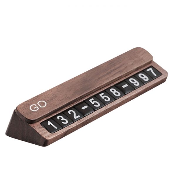 Bảng số điện thoại GD bằng gỗ đặt taplo