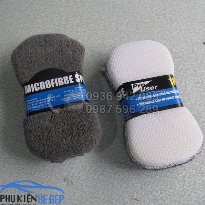1 miếng tạo bọt lau rửa xe ô tô siêu mịn microfibre