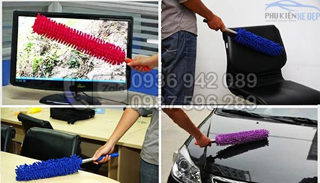 Chổi phủi bụi ô tô đa năng