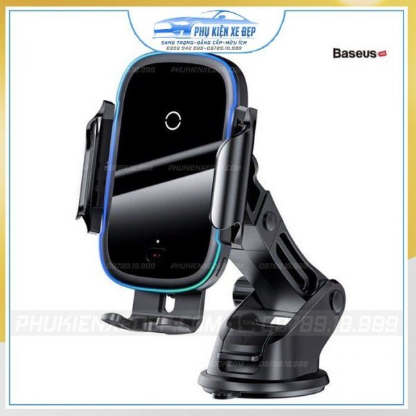Giá đỡ điện thoại kiêm sạc không dây Baseus Light Electric Holder Wireless Charger 15W