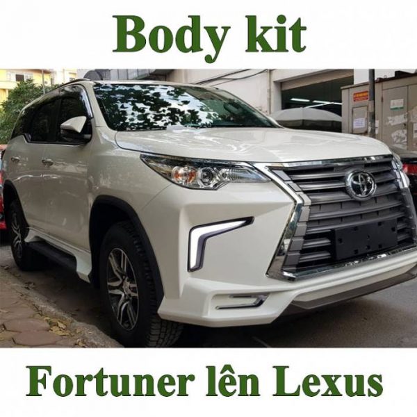 Body Kit Fortuner - Toyota Fortuner Lên Lexus LX 570 bằng bộ Body kit đủ màu