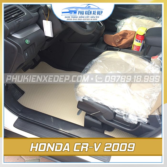 Thảm Lót Chân Sàn Xe Honda CRV  Đồ chơi xe hơi cao cấp