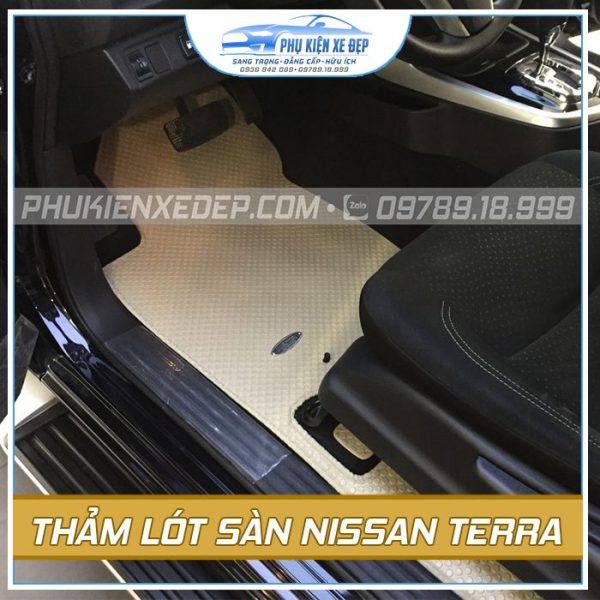 Thảm lót sàn ô tô cao su Thái Lan theo xe Nissan Terra