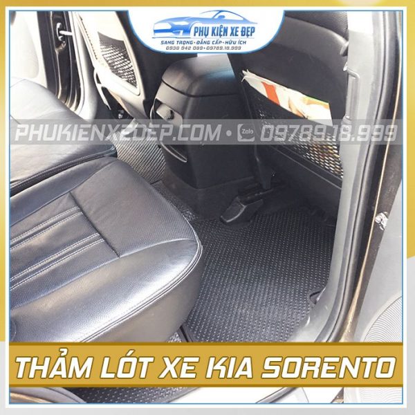 Bộ thảm lót sàn ô tô cao su Thái Lan theo xe Kia Sorento