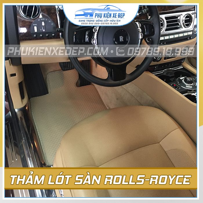 Thảm lót sàn ô tô theo xe Rolls Royce