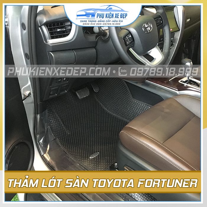 Bộ thảm lót sàn ô tô Toyota Fortuner PKXD - Lót sàn ô tô