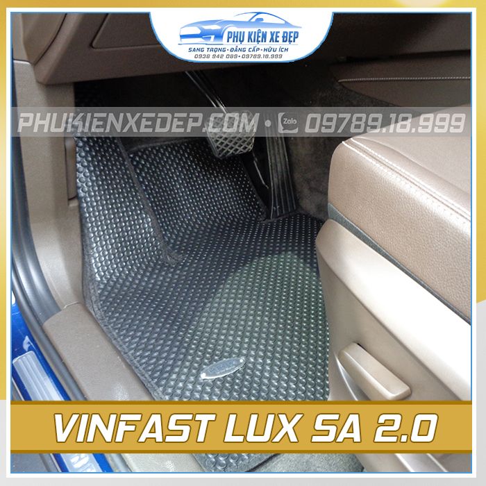 Thảm lót sàn ô tô theo xe Vinfast Lux SA 2.0