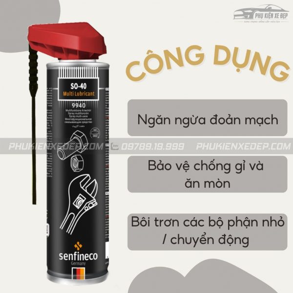 Chai Xịt Chống Rỉ Sét Senfinico 9940