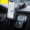 Giá đỡ điện thoại ô tô đa năng Baseus kẹp cửa gió + hút taplo