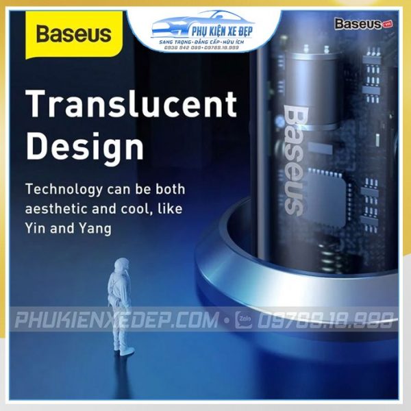 Tẩu sạc ô tô Baseus nhanh 65W Type-C USB