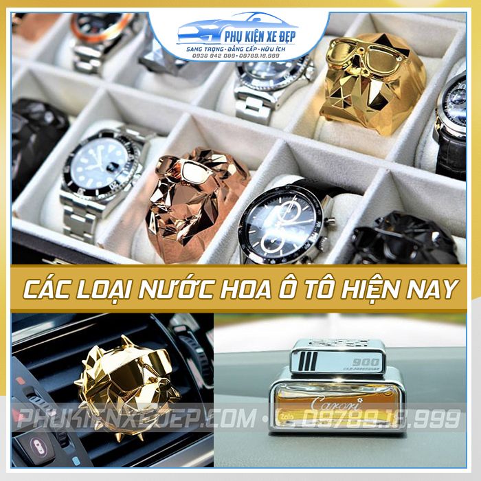 Các loại nước hoa ô tô hiện nay