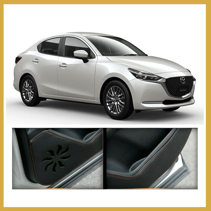  Alfombrillas Tapli para evitar ralladuras en puertas Mazda 2 2015-2020 - Coches de juguete, accesorios coche, decoración coche