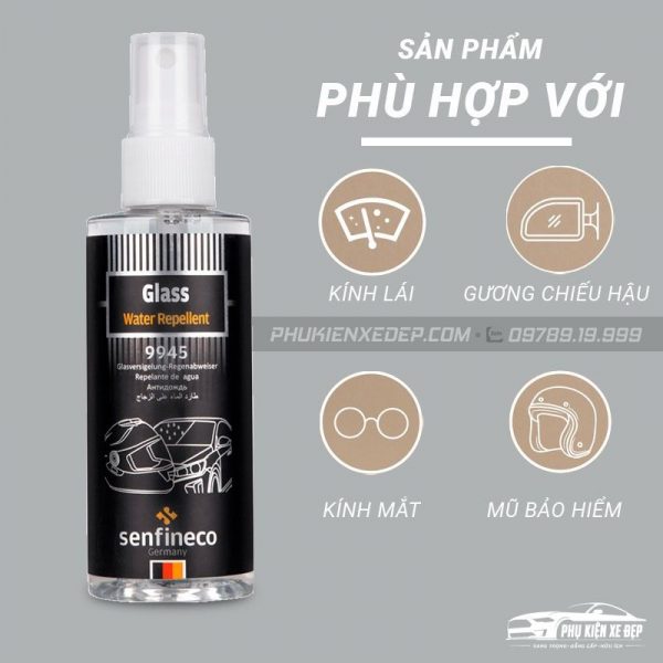 Dung Dịch Chống Bám Nước Trên Kính Senfinico 9945