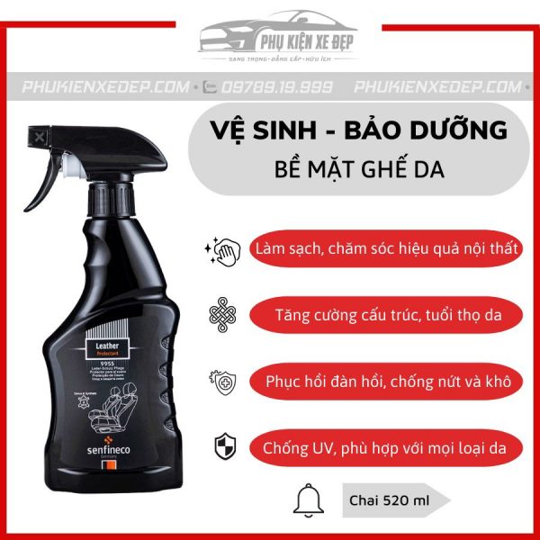 Dung Dịch Vệ Sinh Nội Thất Ô tô Ghế Da Senfineco 9955