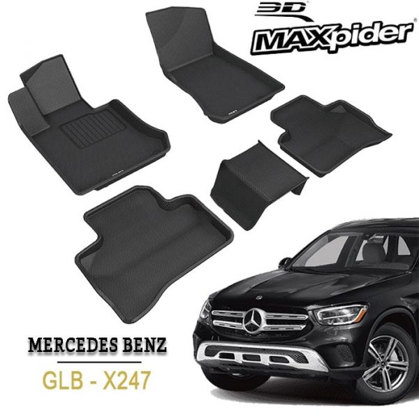 Thảm lót sàn Mercedes GLB X247 - 3D MAXpider KAGU 2020-2022