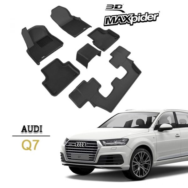 Thảm lót sàn Audi Q7 bằng khuôn đúc hãng 3D MAXpider KAGU
