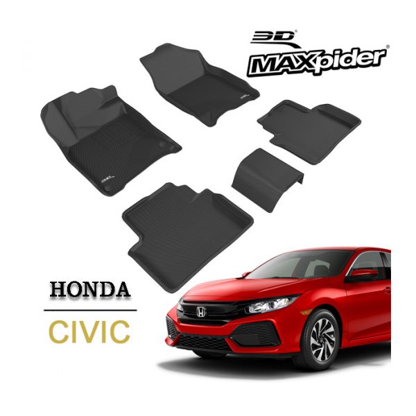 Thảm lót sàn Honda Civic bằng khuôn đúc hãng 3D MAXpider KAGU