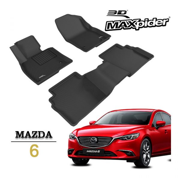 Thảm lót sàn Mazda 6 bằng khuôn đúc hãng 3D MAXpider KAGU