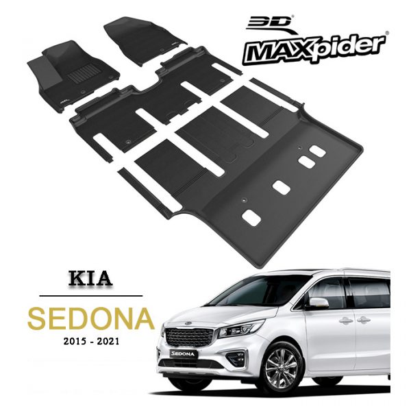 Thảm lót sàn Kia Sedona bằng khuôn đúc hãng 3D MAXpider KAGU