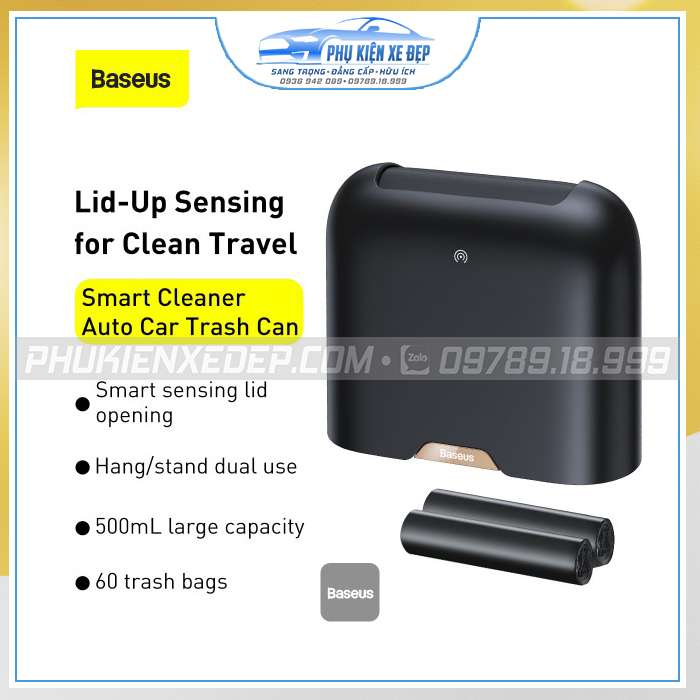 Baseus-Smart-Cleaner-Auto-Car-Trash-Can-2