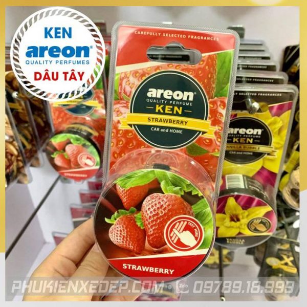 Sáp thơm ô tô Areon hương dâu tây – Strawberry Ken