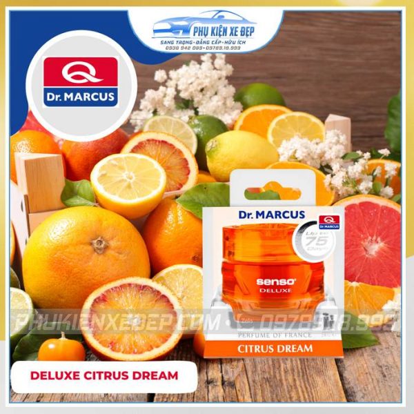 Gel Sáp Thơm Ô tô Dr Marcus Deluxe Citrus Dream
