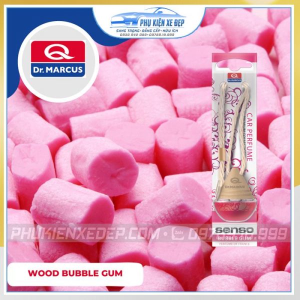 Nước Hoa Ô Tô Treo Xe Kẹo Cao Su Senso Wood Bubble Gum