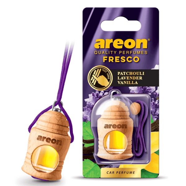 Tinh dầu treo xe ô tô Oải Hương Areon Fresco Patchouli Lavender Vanilla