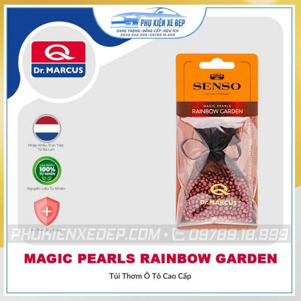 Túi Thơm Treo Xe Ô tô Khử Mùi Senso Magic Pearls Rainbow Garden