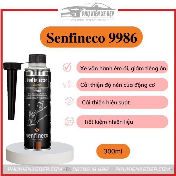 Vệ Sinh Kim Phun Buồng Đốt Senfineco 9986 Máy Xăng