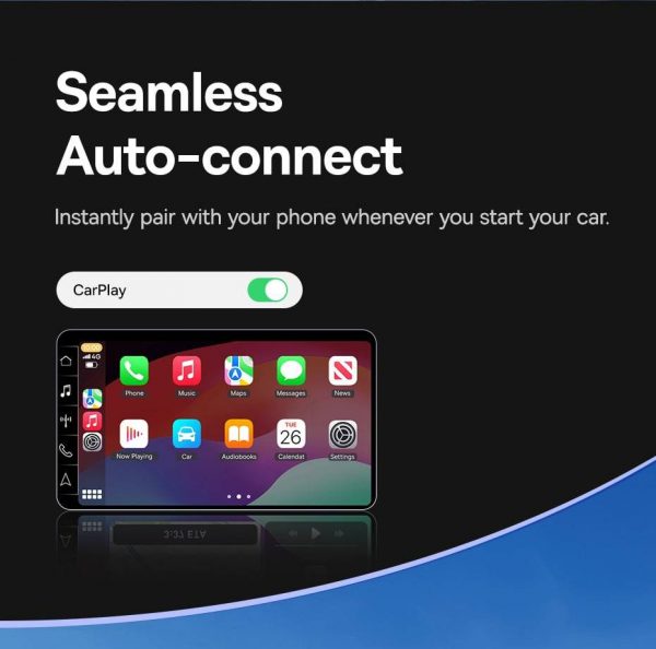 Carplay Không Dây Baseus SafeJourney Series Kết Nối Điện Thoại Lên Màn Hình