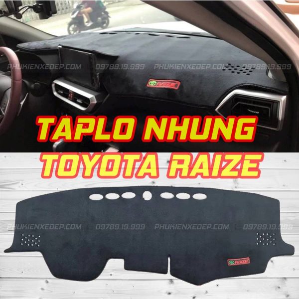 Thảm Taplo Toyota Raize Chống Nóng Ô tô