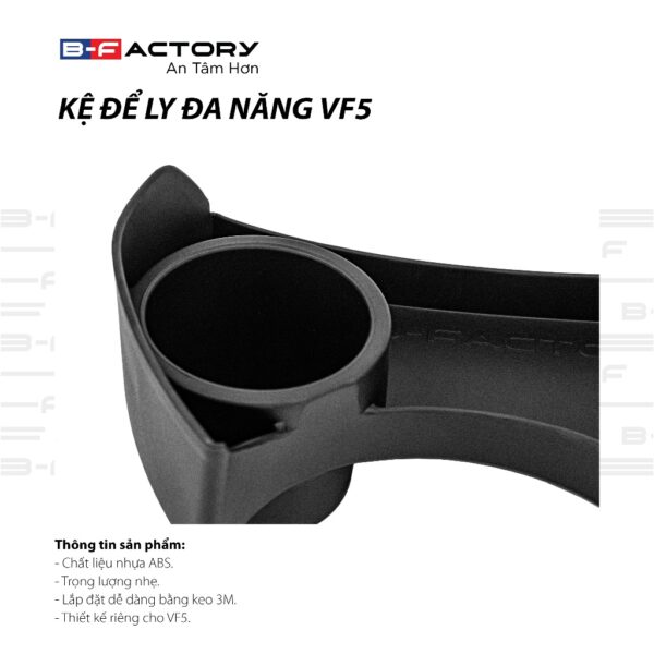Kệ để ly đa năng cho xe Vinfast VF5 B-Factory